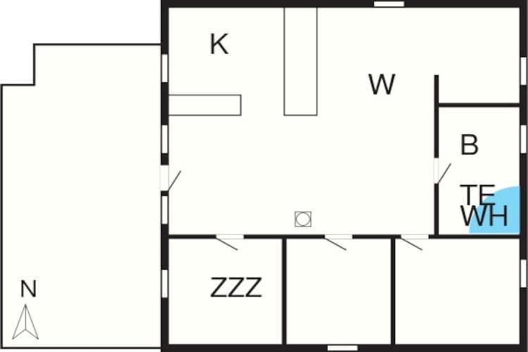 Three-Bedroom Holiday Home In Thisted 4 Nørre Vorupør Exteriör bild